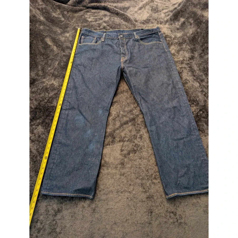 Mens Levis 501 Original Fit Jeans Sz 44x30 Medium Wash (Read Descrip)